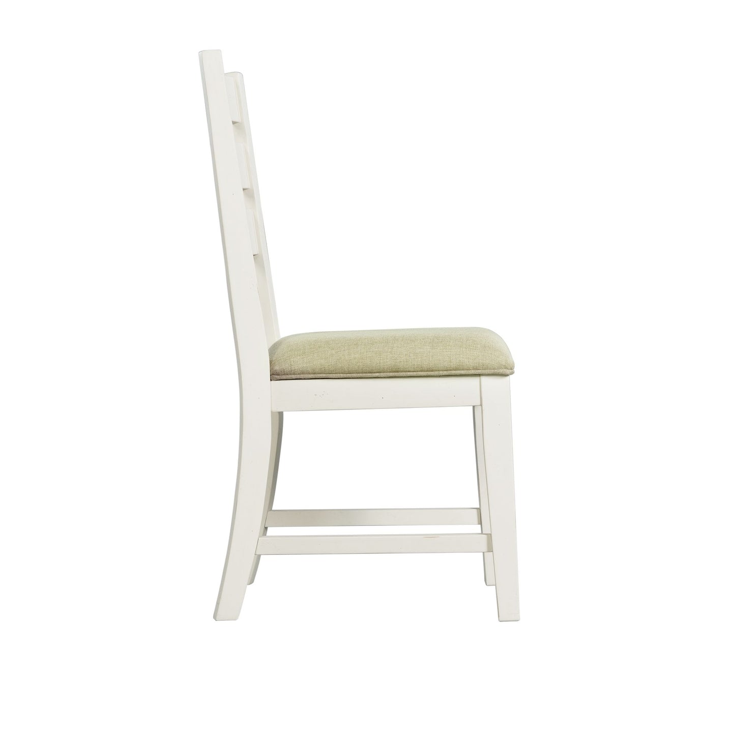 Park Creek - Ladder Back Side Chair (Set of 2) - Cottage White Finish