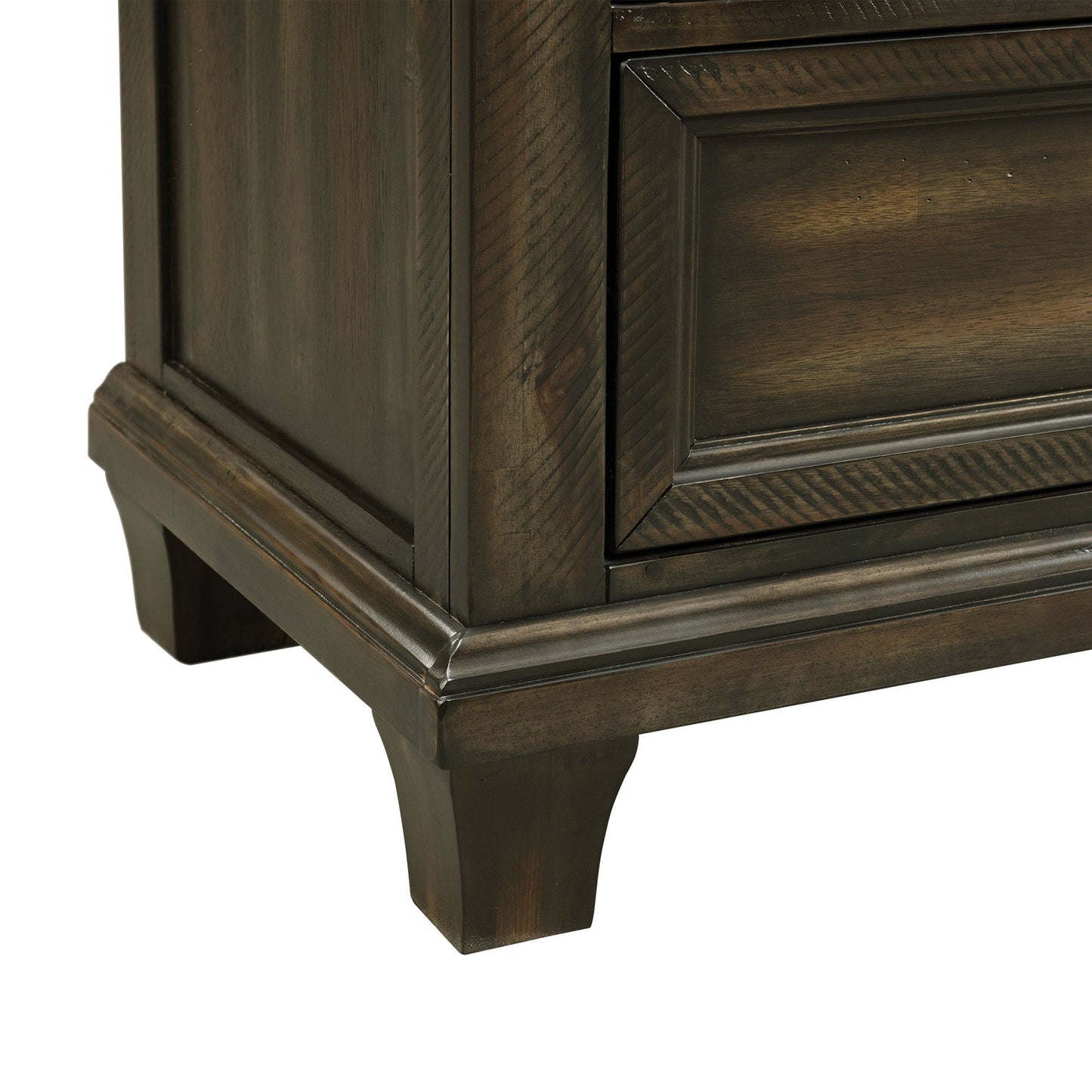 Mccabe - 2-Drawer Nightstand - Smokey Walnut Finish