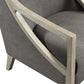 Hopkins - Accent Chair With White Wash Frame