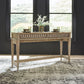 Devonshire - Console Bar Table - Weathered Sandstone