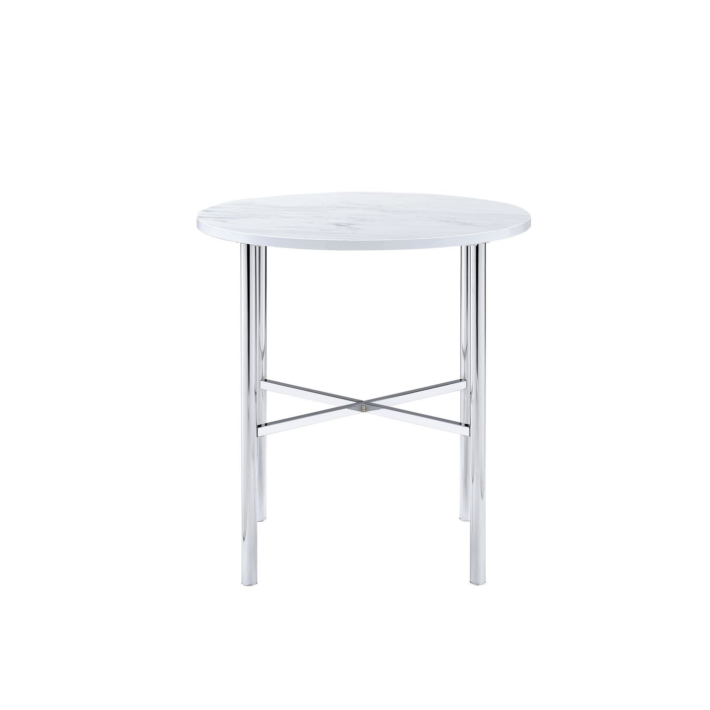 Cyrus - 3 Piece Occasional Table Set Chrome