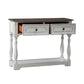 Magnolia Manor - Hall Console Bottom With Shelf For Display & Storage - White