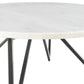 Cedric - Round End Table - Black - 22"