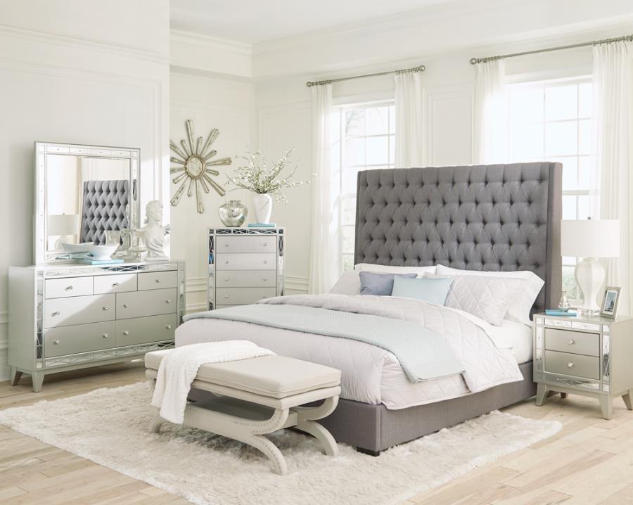 Camille - Button Tufted Bed
