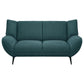 Acton - Upholstered Flared Arm Loveseat - Teal Blue