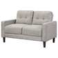 Bowen - Upholstered Track Arms Tufted Loveseat
