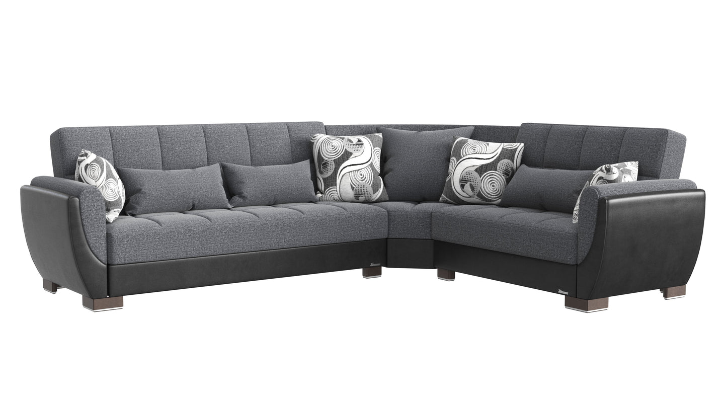 Ottomanson Armada Air - Convertible Sectional With Storage