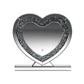 Euston - Heart Shape Table - Mirror Silver