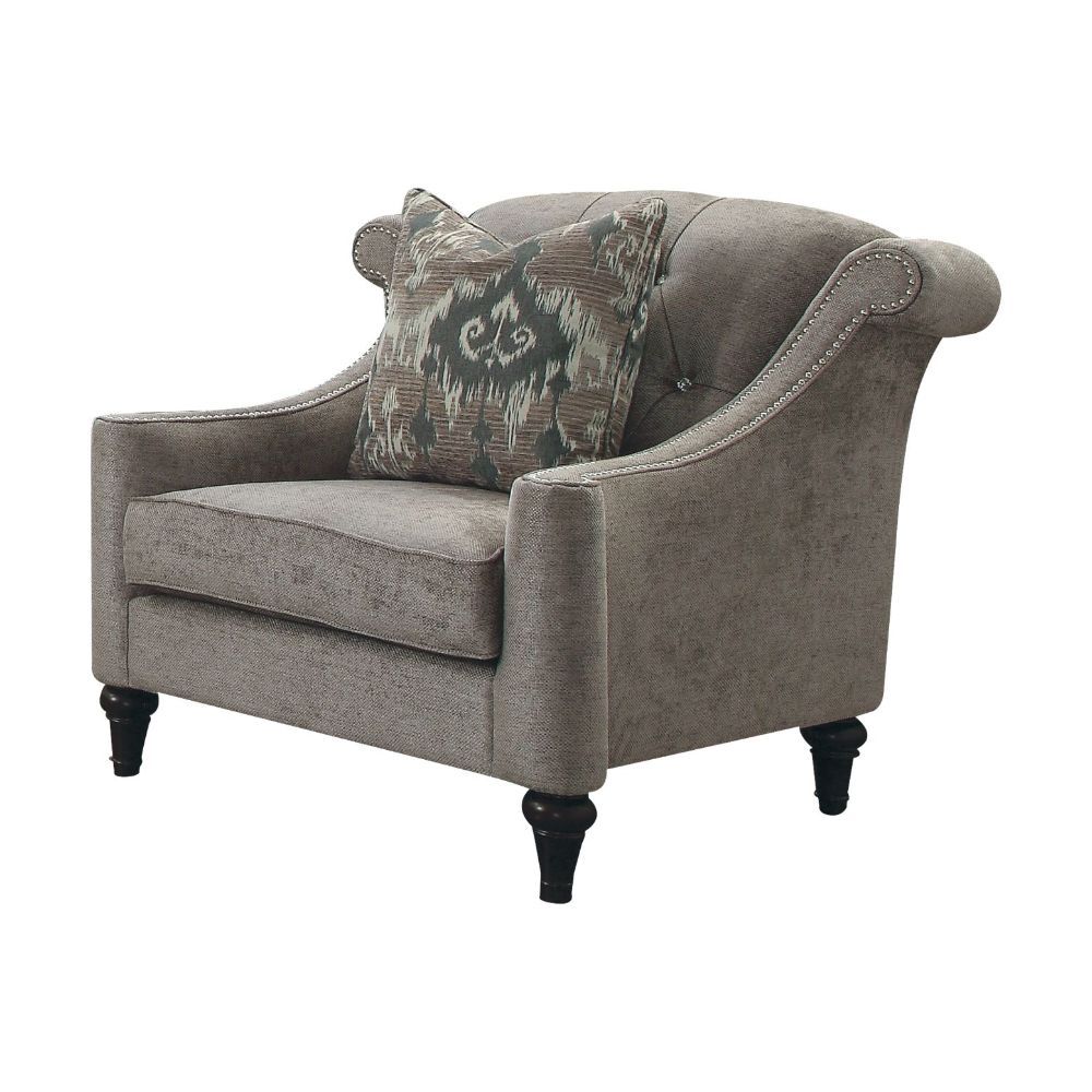 Colten - Chair - Gray Fabric