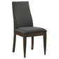 Wes - Upholstered Side Chair (Set of 2) - Gray And Dark Walnut
