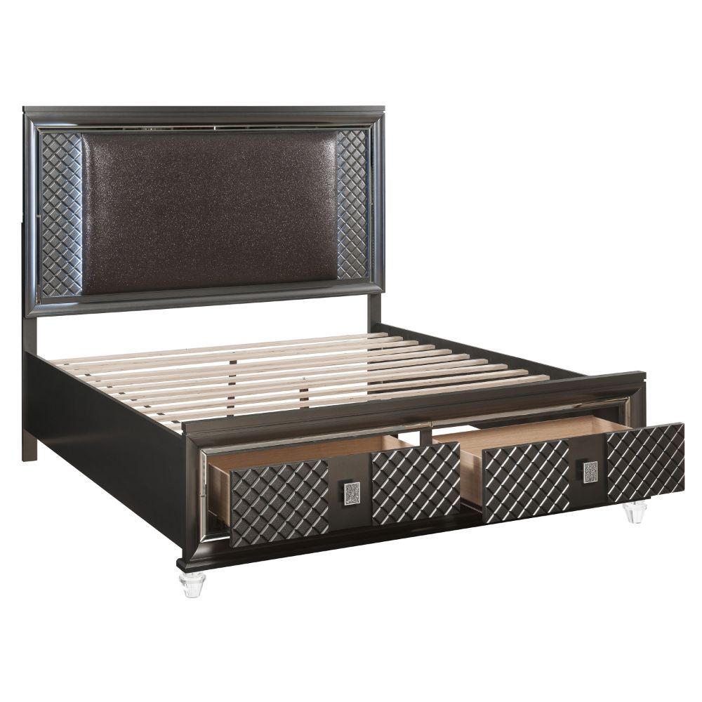 Sawyer - Bed w/Storage (LED)