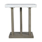 Greta - Square End Table - Gray