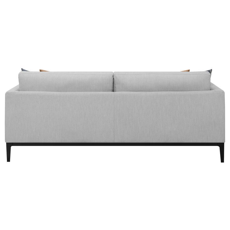 Apperson - Cushioned Back Sofa - Light Gray