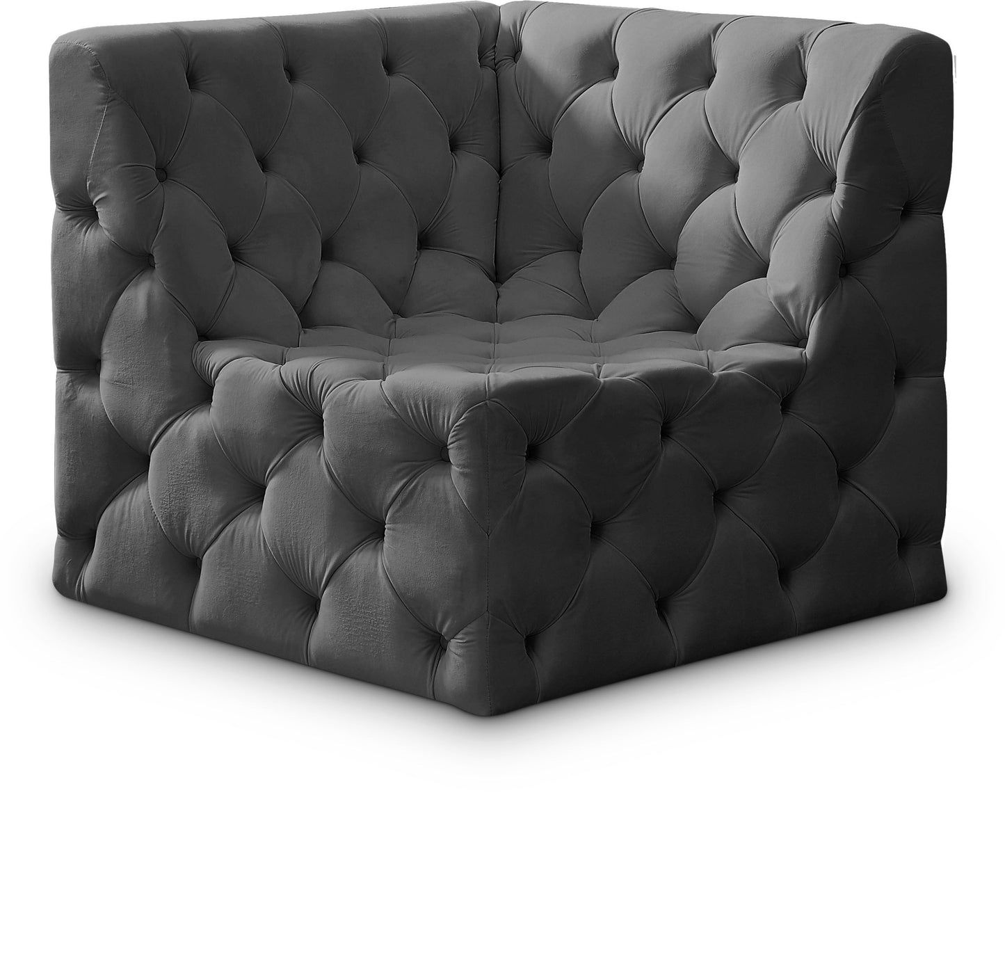 Tuft - Corner Chair - Gray
