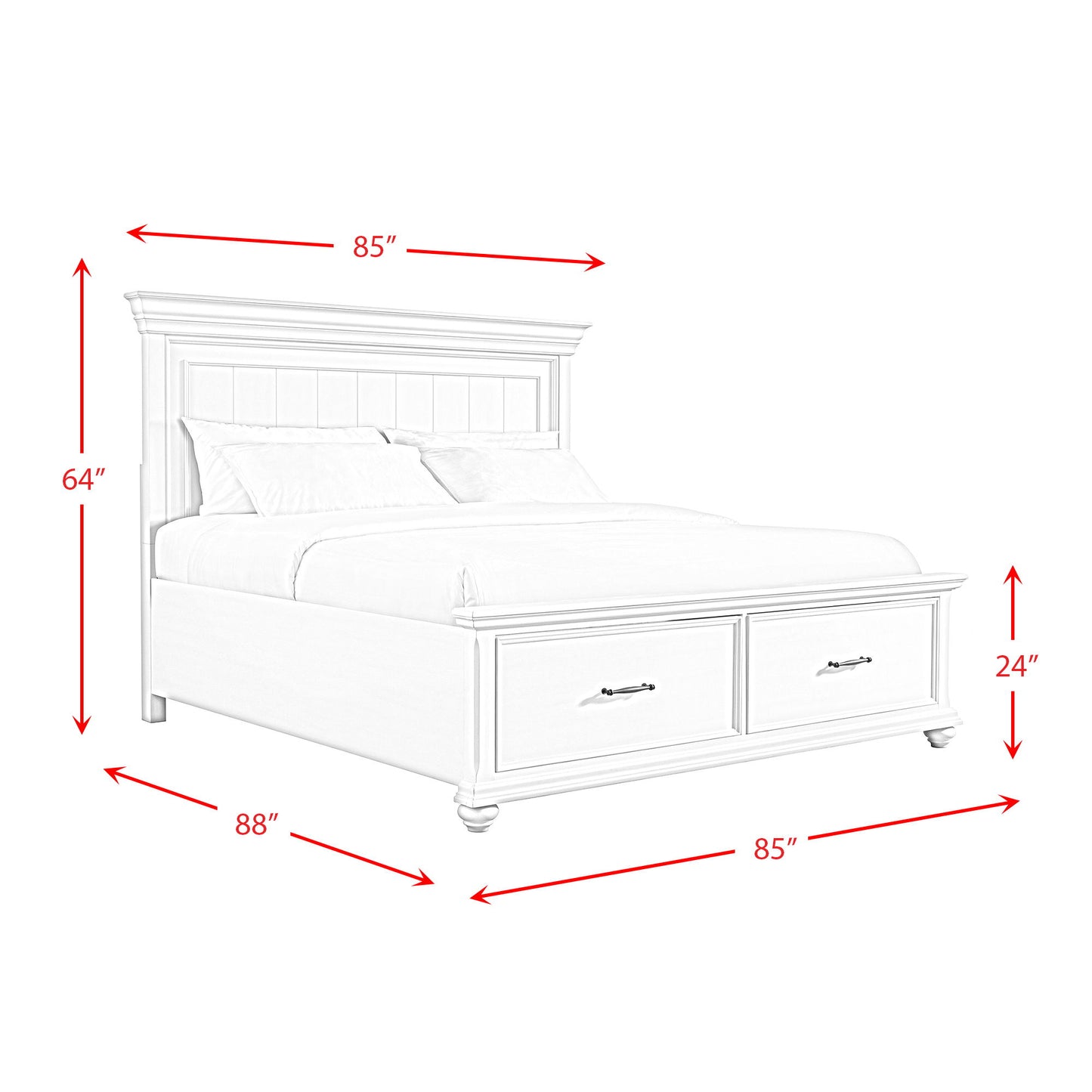 Slater - Platform Storage Bedroom Set