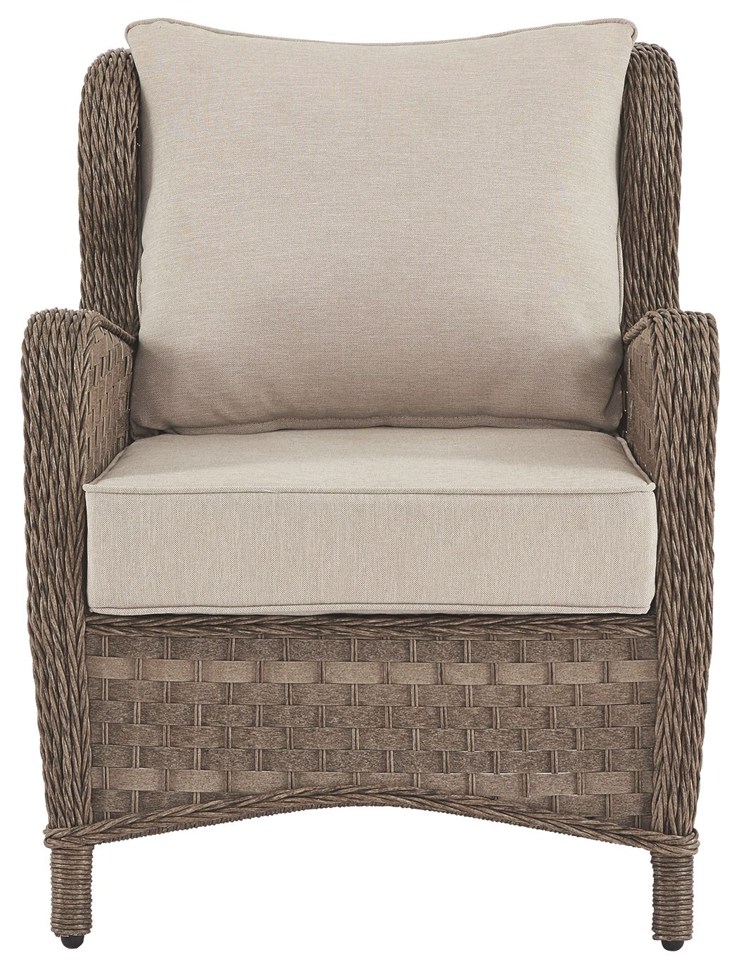 Clear Ridge - Light Brown - Lounge Chair W/Cushion (Set of 2)