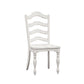 Magnolia Manor - Ladder Back Side Chair - White