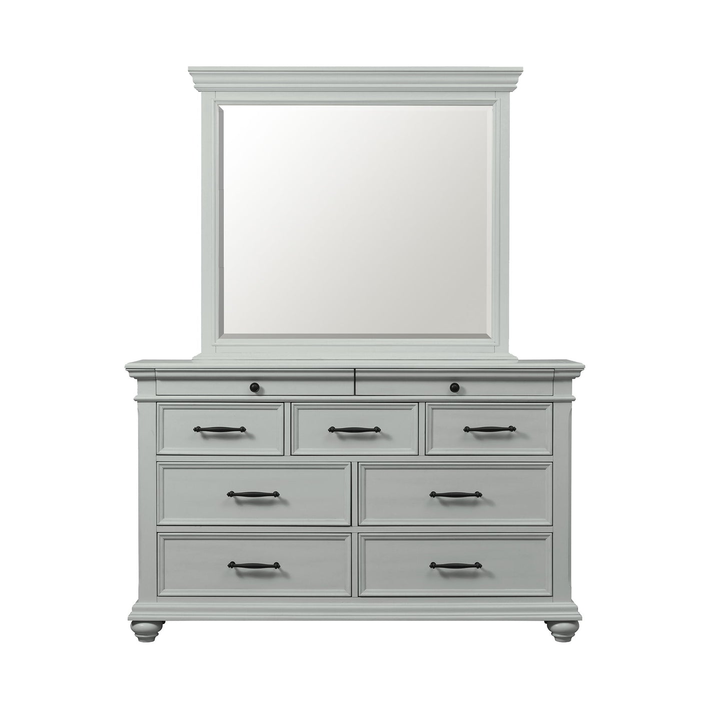 Slater - 9-Drawer Dresser With Mirror