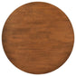 Dinah - Round Solid Wood Dining Table - Walnut