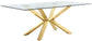 Capri - Dining Table - Gold