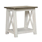 Laurel Bluff - End Table - White