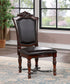 Picardy - Side Chair (Set of 2) - Brown Cherry / Black