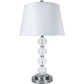 Oona - Table Lamp (Set of 2) - White / Clear