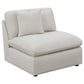 Hobson - 6 Piece Upholstered Modular Sectional Sofa - Ivory