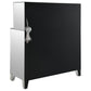 Yvaine - 2-Door Mirrored Acrylic Home Bar Wine Cabinet - Silver