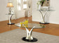 Valo - Coffee Table - Satin Plated / Black