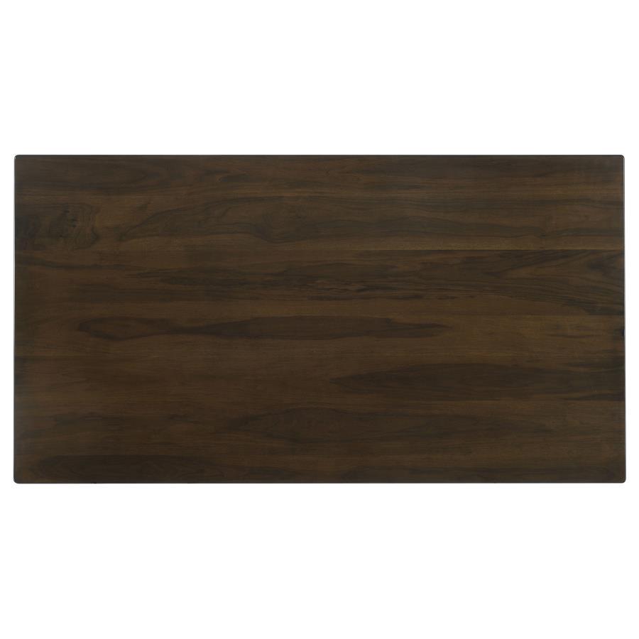 Wes - Rectangular Wood Dining Table - Dark Walnut