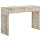 Rickman - Rectangular 2-Drawer Console Table - White Washed