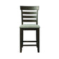 Colorado - Counter Side Chair With Cushion Seat (Set of 2) - Charcoal