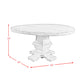 Condesa - 5 Piece Round Dining Set - Table & Four Wing Slat Back Chairs - White