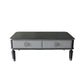 House - Beatrice Coffee Table - Charcoal & Light Gray Finish