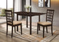 Kelso - 3 Piece Drop Leaf Dining Set - Cappuccino And Tan