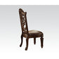 Vendome - Side Chair (Set of 2) - PU & Cherry - Wood - 48"