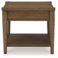 Roanhowe - Brown - Rectangular End Table