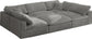 Cozy - Modular Sectional 6 Piece Cloud - Grey