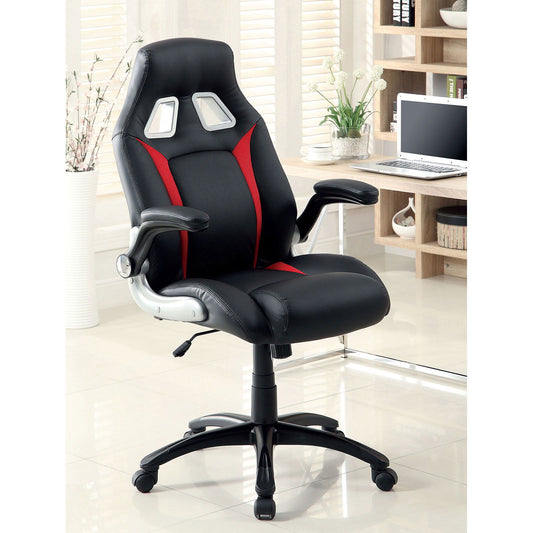 Argon - Office Chair - Black / Silver / Red