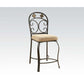 Kiele - Counter Height Chair (Set of 2) - Oak & Antique Black - 42"