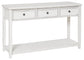 Kanwyn - Whitewash - Sofa Table