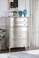 Evangeline - 6-Drawer Bedroom Chest - Silver Oak