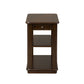 Wallace - Chair Side Table - Dark Brown