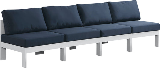 Nizuc - Outdoor Patio Modular Sofa 4 Seats - Navy