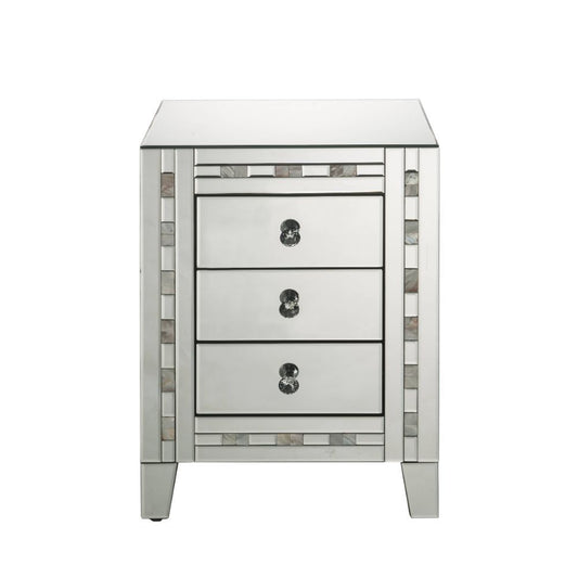 Nasa - Accent Table - Mirrored & Mother Pearl