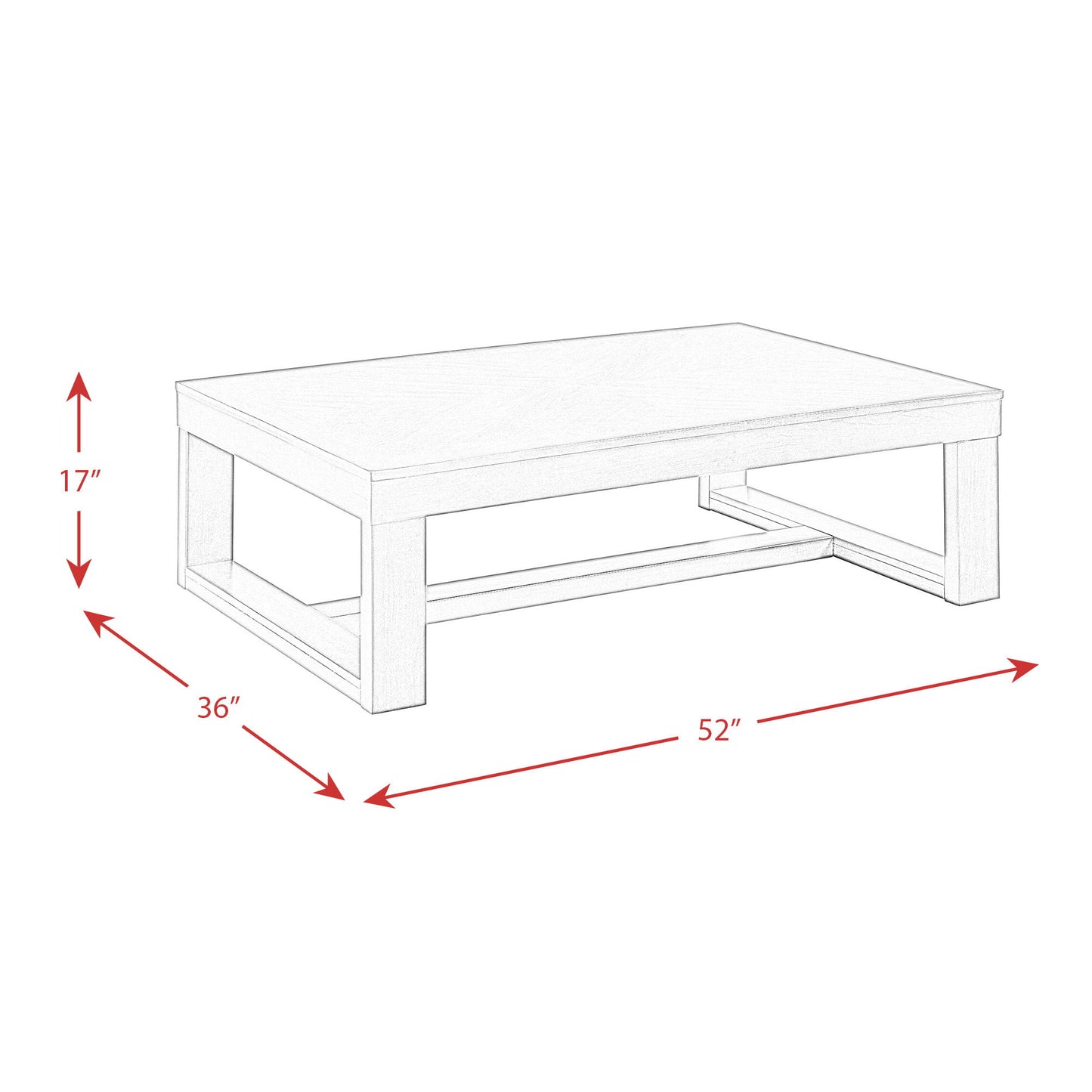 Hardy - 3 Piece Occasional Table Set - Cherry