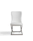Ottomanson Royal - Dining Chair (Set of 2) - White & Silver