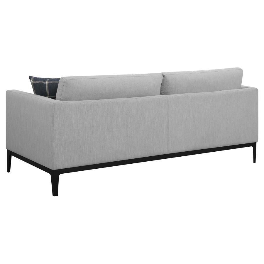 Apperson - Cushioned Back Sofa - Light Gray