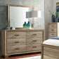 Sun Valley - Upholstered Bed, Dresser & Mirror